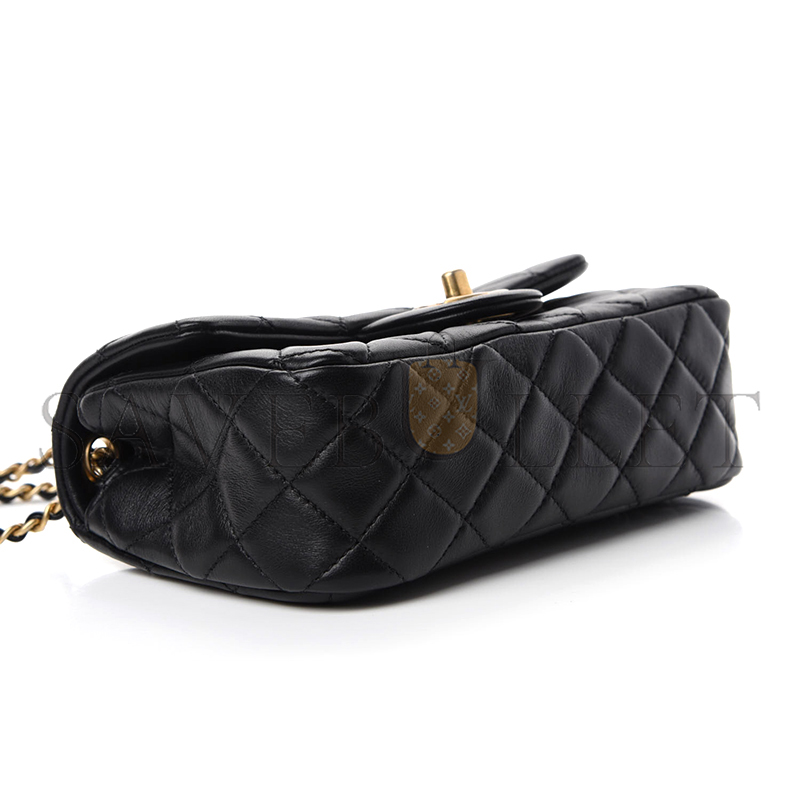 CHANEL MASTER MINI RECTANGULAR PEARL CRUSH FLAP AS1787 (19*13*7cm)