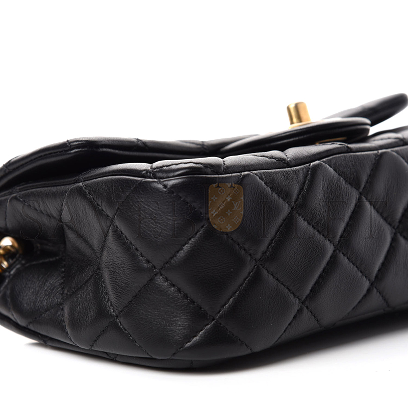 CHANEL MASTER MINI RECTANGULAR PEARL CRUSH FLAP AS1787 (19*13*7cm)