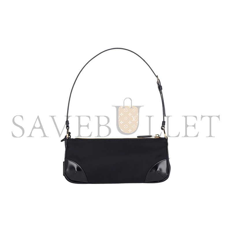 PRADA BLACK SHOULDER BAG 1BC20 (23.5*10*5cm) 