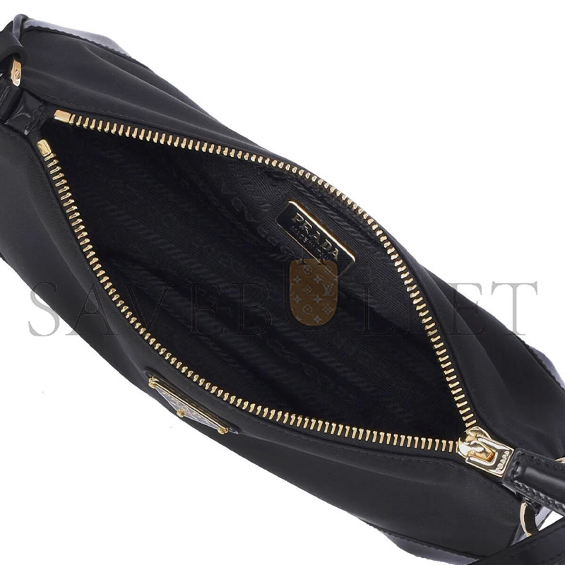 PRADA BLACK SHOULDER BAG 1BC20 (23.5*10*5cm) 