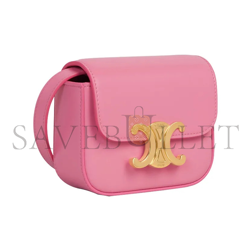 CELINE MINI CLAUDE IN SHINY CALFSKIN 10I513DPV.25FO (11*8*4cm)
