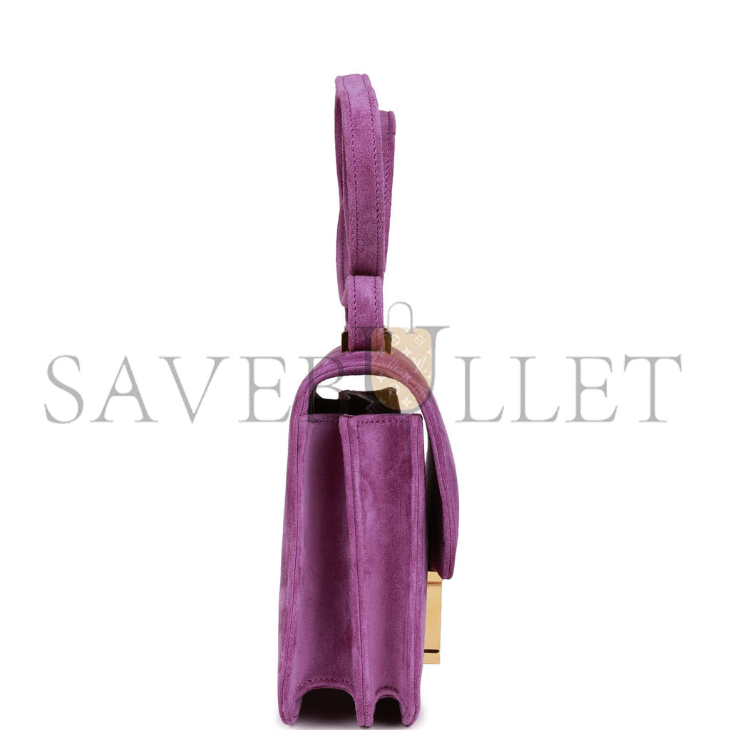 HERMES CONSTANCE 18 VIOLET DOBLIS GOLD HARDWARE 39793238179934 (18cm)