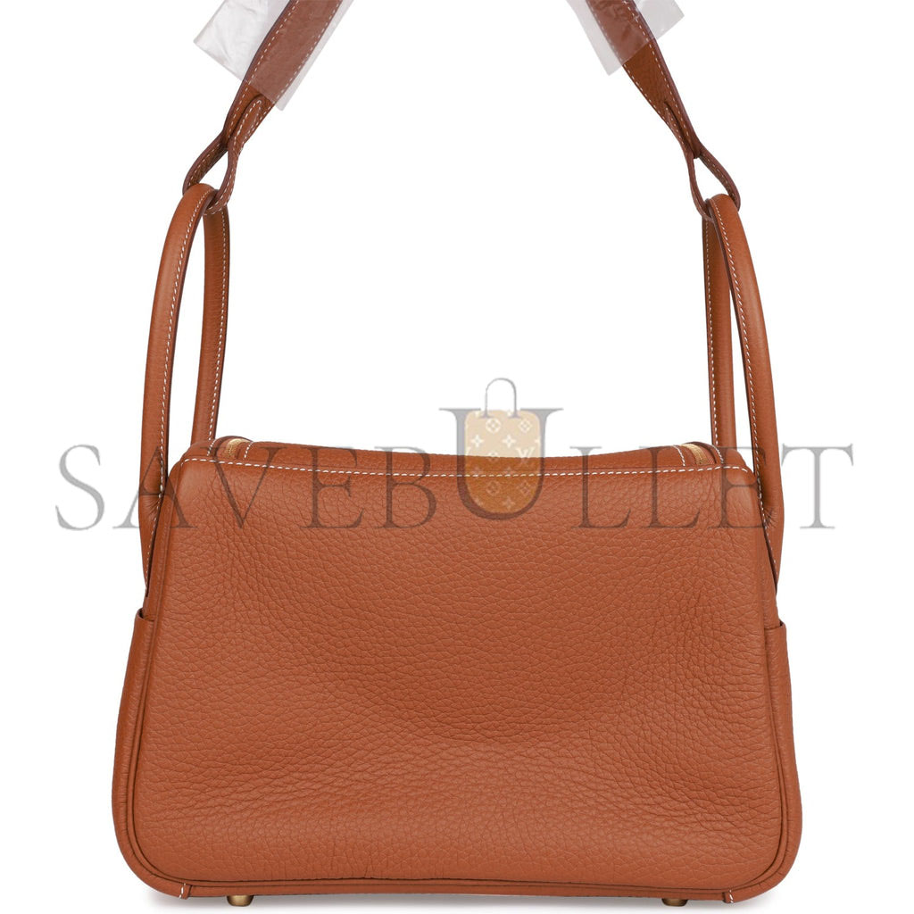 HERMES LINDY 26 GOLD CLEMENCE GOLD HARDWARE (26*18*12cm)