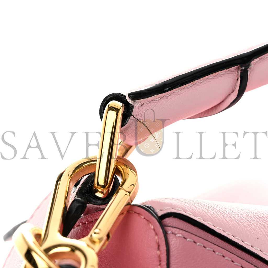 LOEWE CALFSKIN SMALL PUZZLE BAG ROSA (24*16.5*10.5cm)