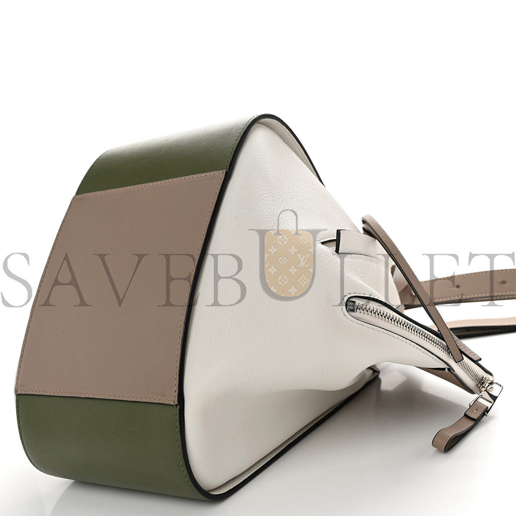 LOEWE CALFSKIN SMALL HAMMOCK SHOULDER BAG AVOCADO GREEN SAND (30*25*13.5cm)