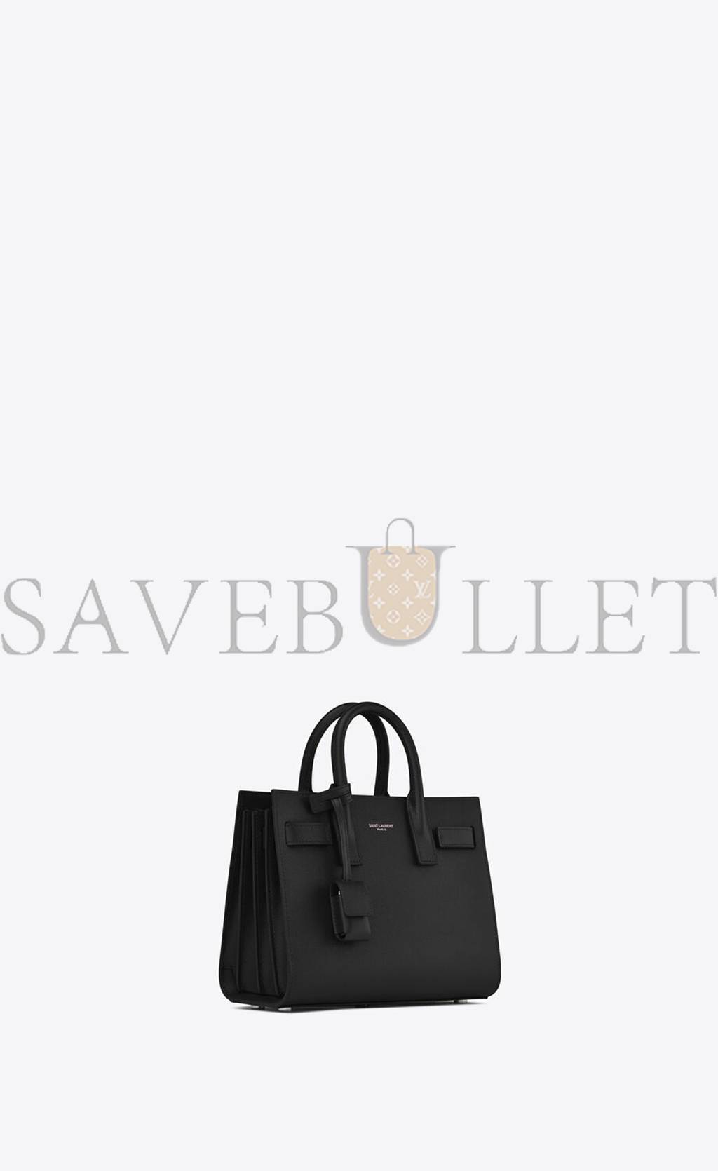 YSL SAC DE JOUR NANO IN GRAINED LEATHER 392035B681N1000 (22*18*10.5cm)